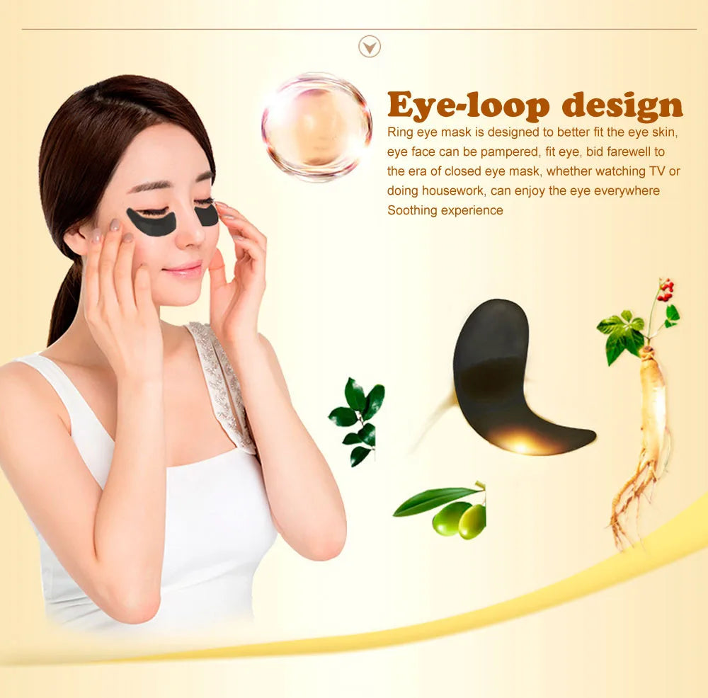 5/10/20/30 Pairs Gold Collagen Crystal Eye Mask skincare Eye Patches Firming Moisturizing Nourishing Eye Skin Care Products