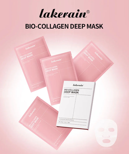 Bio-Collagen Real Deep Mask Supplement Collagen Hydrating Overnight Hydrogel Mask Elasticity Improvement Pore Minimizing Firming