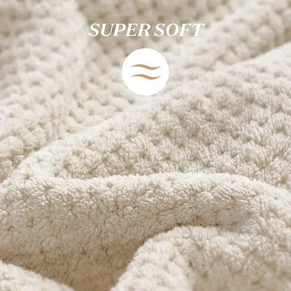 Microfiber Hair Towel Extra Large Wrap Quick Dry Hair Towel Wrap With Elastic Band , Ultra Absorbent Soft Hair Towel Wrap Turban