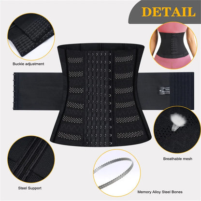 Waist Cinchers Shapers High Elastic Mesh Breathable Girdles For Women Slimming Sheath Flat Belly Waist Trainer Shapewear