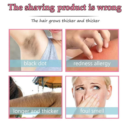 Sakura Hair Removal Cream Fast Painless Hair Growth Inhibitor Arm Armpit Legs Intimate Areas Permanent Depilatory for Men Woman