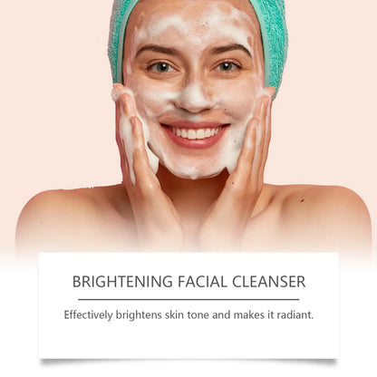 Jaysuing Turmeric Cleanser Deep Cleansing Brightens Skin Moisturizing Anti Wrinkle Deep Nourishing Gentle Moisturizing SkinCare