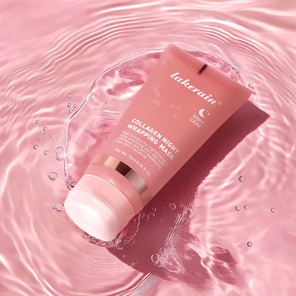 Collagen Jelly Cream Hydrolyzed Collagen Overnight Facial Mask Wrapping Peel-Off Mask Hydrating Firming Moisturizing SkinCare