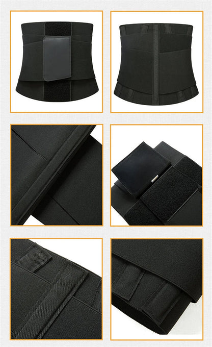 High Compression Wrap Waist Trainer Corset Slimming Sheath Flat Belly Women Body Shapewear Waist Belt Tummy Fitness Girdles