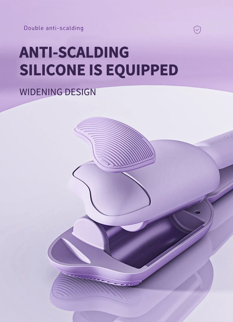 Bigoudi électrique en céramique, fer à friser longue durée, outil de coiffage, baguette à friser, grande vague, 36mm