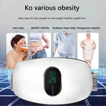 Rechargeable Waist Slimming Belt Fitness Massager Weight Loss Body Shaping Constipation Relief Instrument