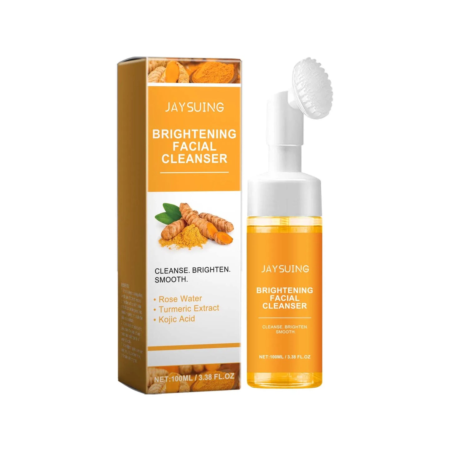Jaysuing Turmeric Cleanser Deep Cleansing Brightens Skin Moisturizing Anti Wrinkle Deep Nourishing Gentle Moisturizing SkinCare
