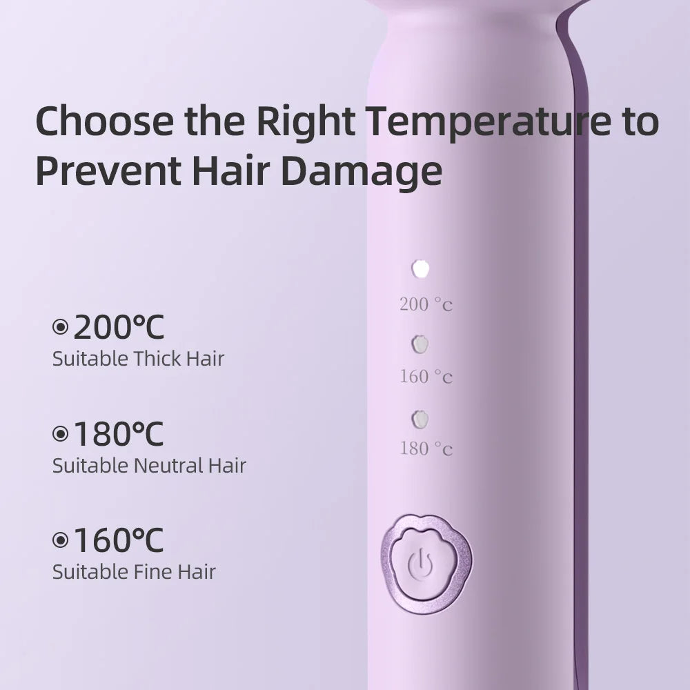 Bigoudi électrique en céramique, fer à friser longue durée, outil de coiffage, baguette à friser, grande vague, 36mm