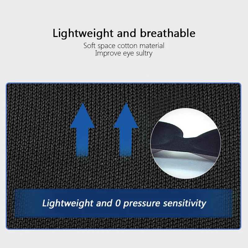 3D Sleeping Mask Eyepatch Block Out Light Soft Paded Sleep Rest Relax Aid Cover Patch Blindfold Face Shade Eyeshade Eyes Patchs