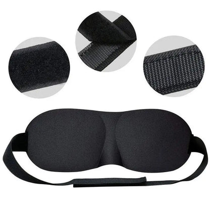 3D Sleeping Mask Eyepatch Block Out Light Soft Paded Sleep Rest Relax Aid Cover Patch Blindfold Face Shade Eyeshade Eyes Patchs