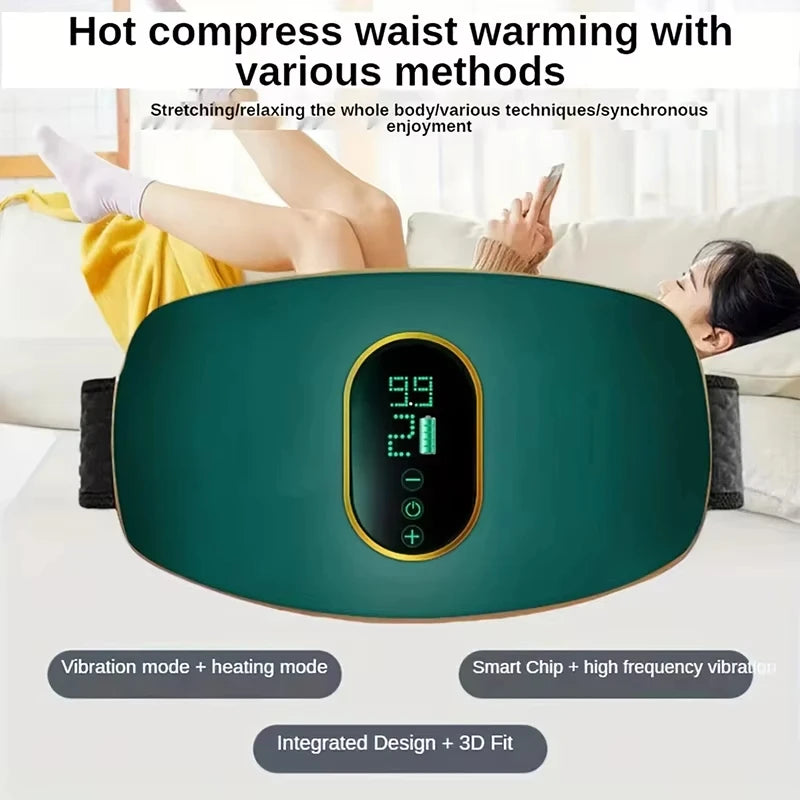 Rechargeable Waist Slimming Belt Fitness Massager Weight Loss Body Shaping Constipation Relief Instrument