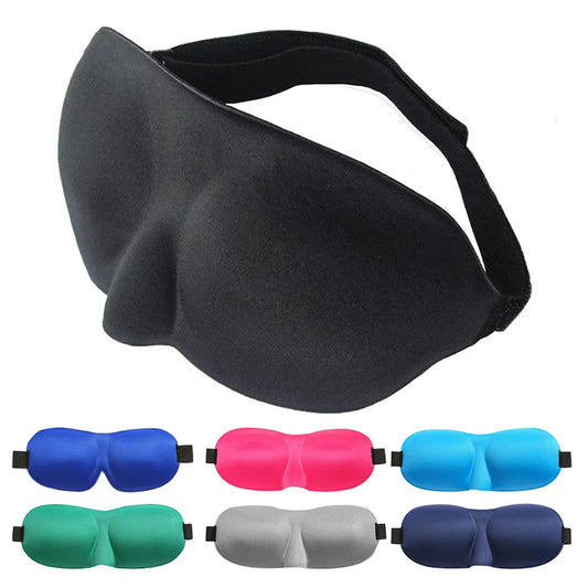 3D Sleeping Mask Eyepatch Block Out Light Soft Paded Sleep Rest Relax Aid Cover Patch Blindfold Face Shade Eyeshade Eyes Patchs