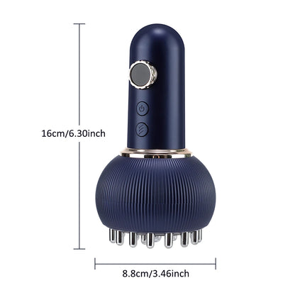 Electric Lymphatic Drainage Machine Meridian Body Massage Brush Microcurrent Anti Cellulite Guasha Physiotherapy Apparatus